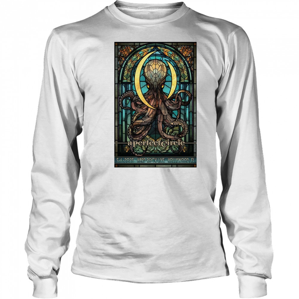 A Perfect Circle Hard Rock Live Hollywood Florida May 6 2025 Concert t-shirt Long Sleeved