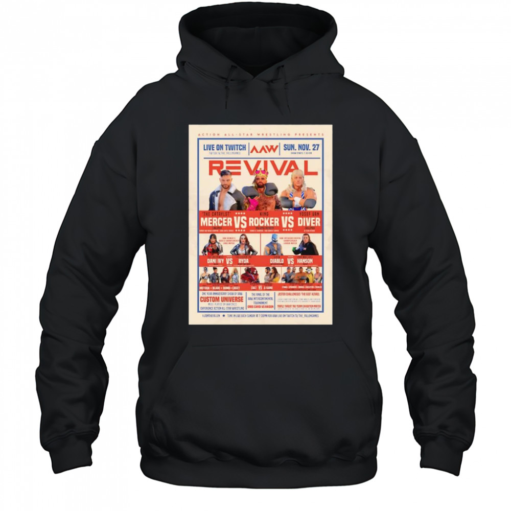 AAW Revival poster shirt Hoodie