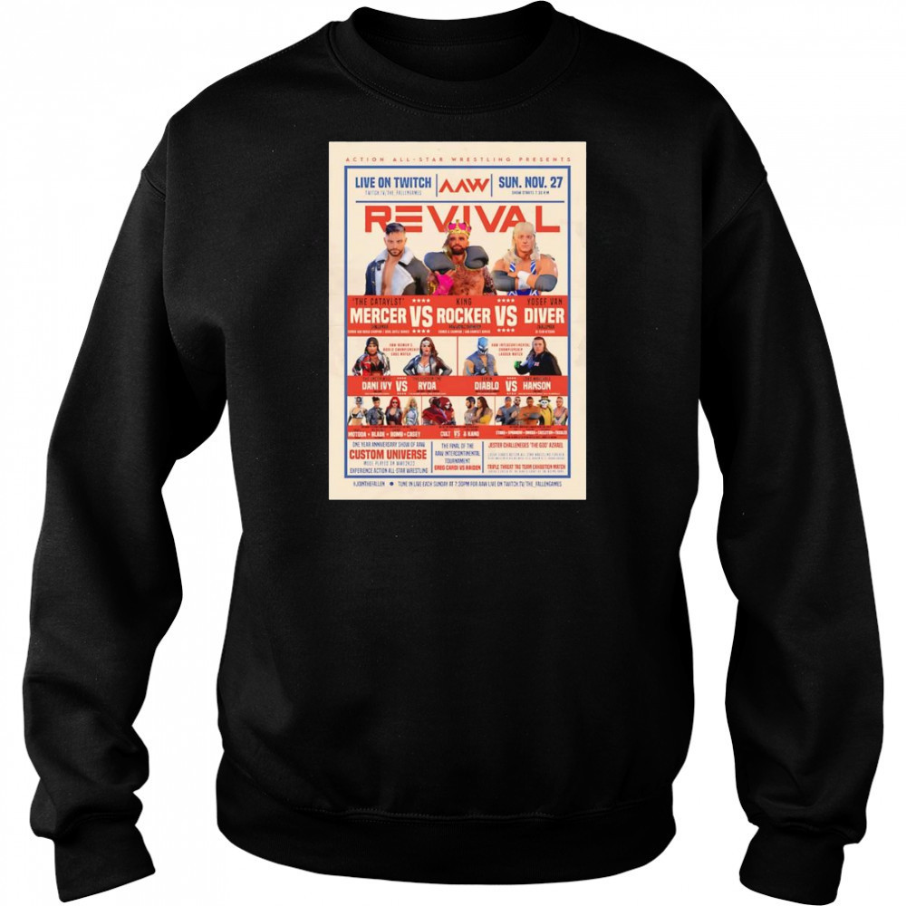 AAW Revival poster shirt Hoodie
