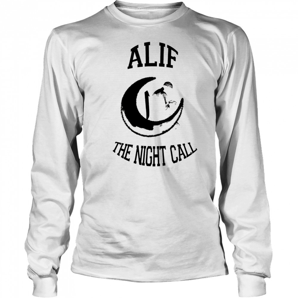 Alif the night call shirt Long Sleeved