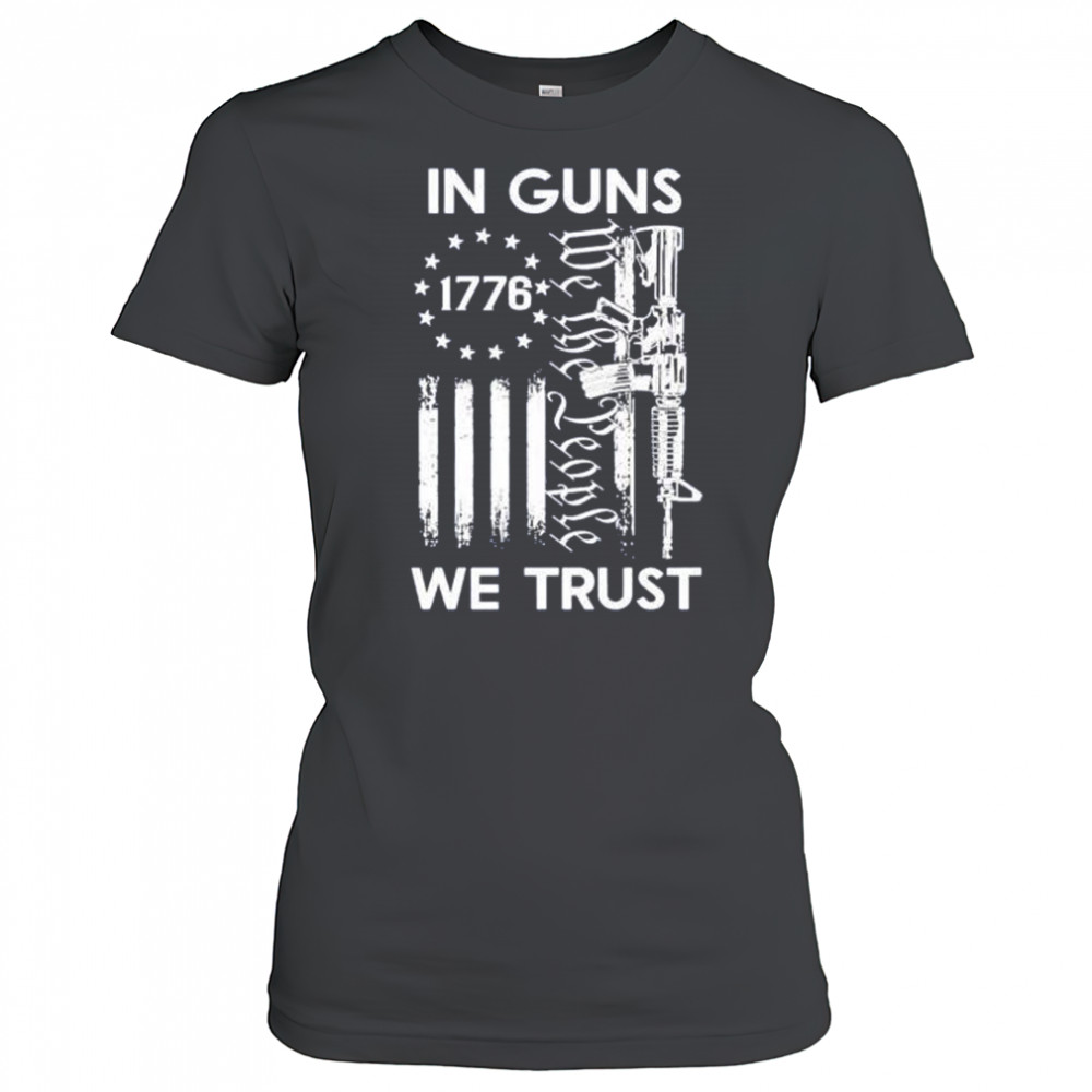 America 1776 in guns we trust shirt Women's T-shirt