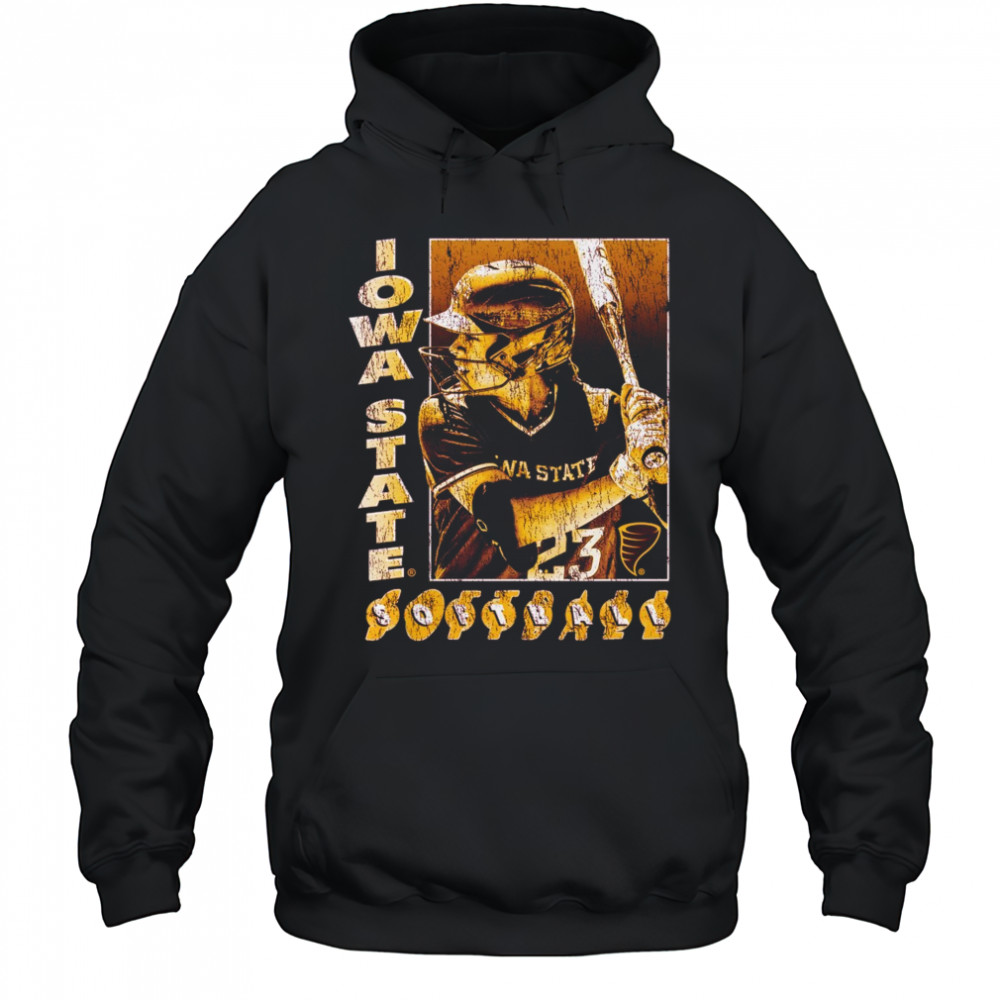 Angelina Allen Iowa State Cyclones Softball NCAA Division I Block Letter Vintage t-shirt Hoodie