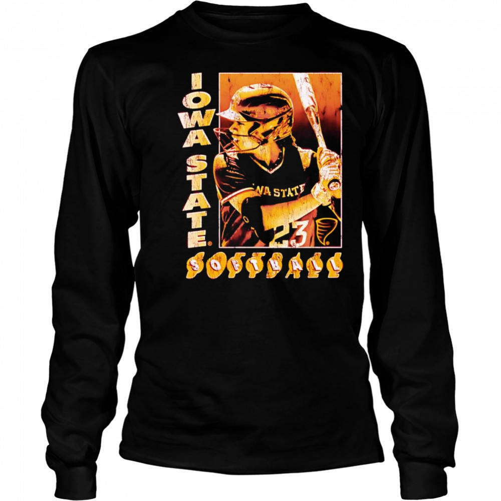 Angelina Allen Iowa State softball retro shirt Long Sleeved