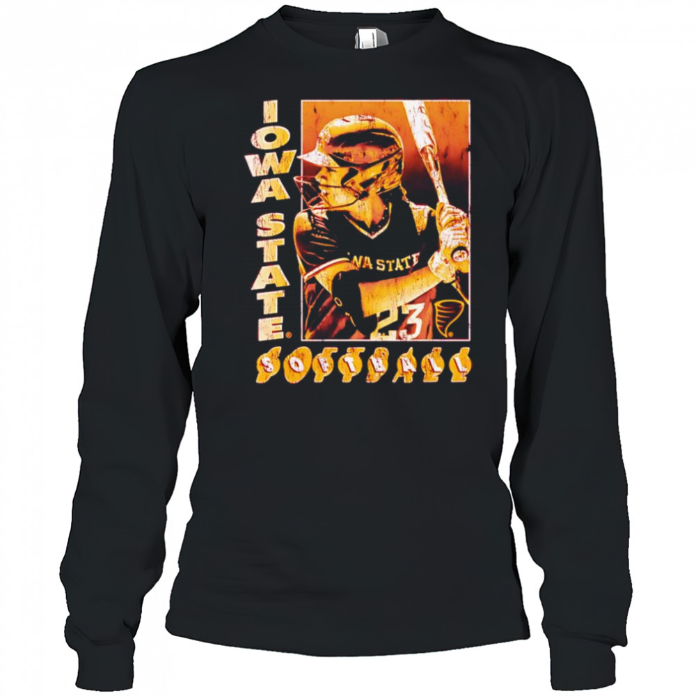 Angelina Allen Iowa State softball retro shirt Long Sleeved