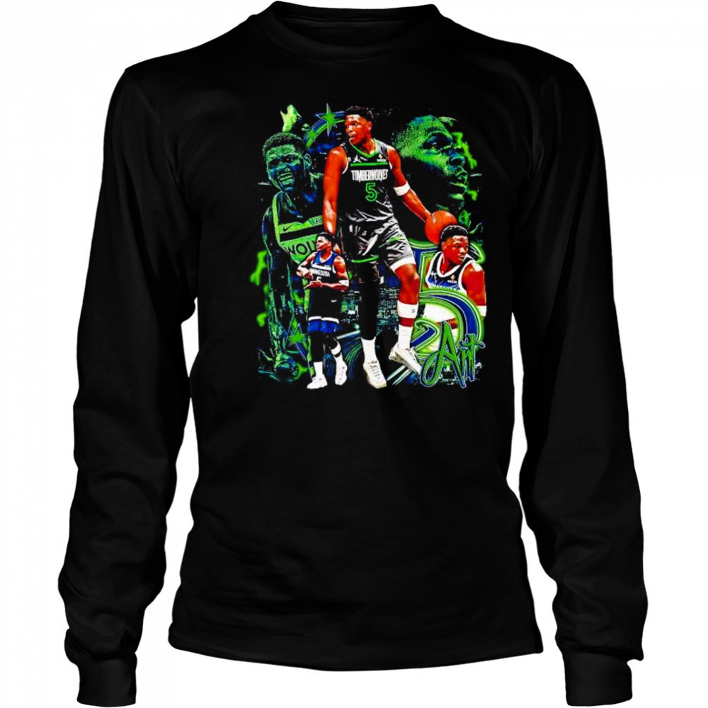 Ant man Minnesota Timberwolves Anthony Edwards vintage graphic shirt Long Sleeved