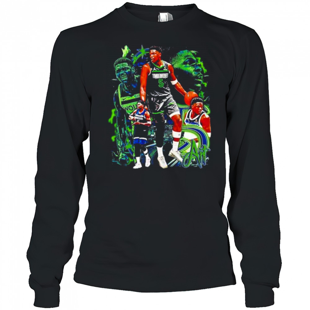 Ant man Minnesota Timberwolves Anthony Edwards vintage graphic shirt Long Sleeved