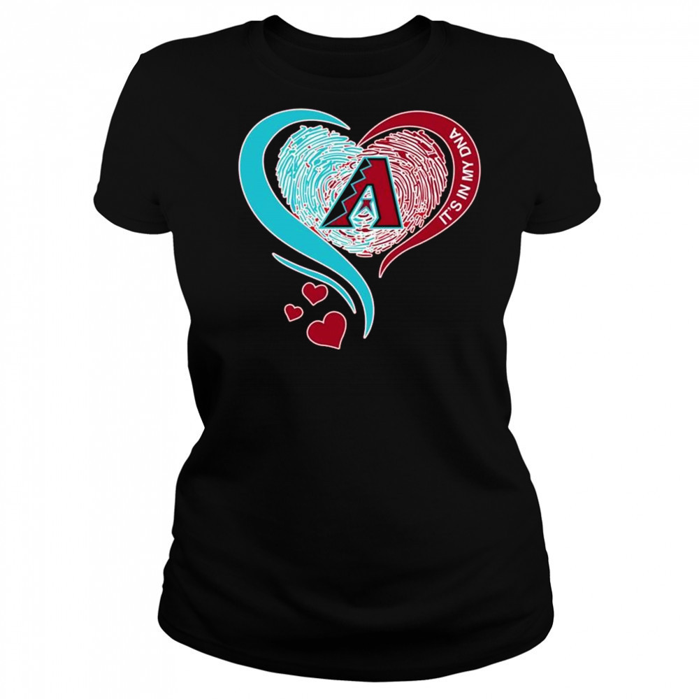 Arizona Diamondbacks Heart It’s My DNA 2025 Shirt Women's T-shirt