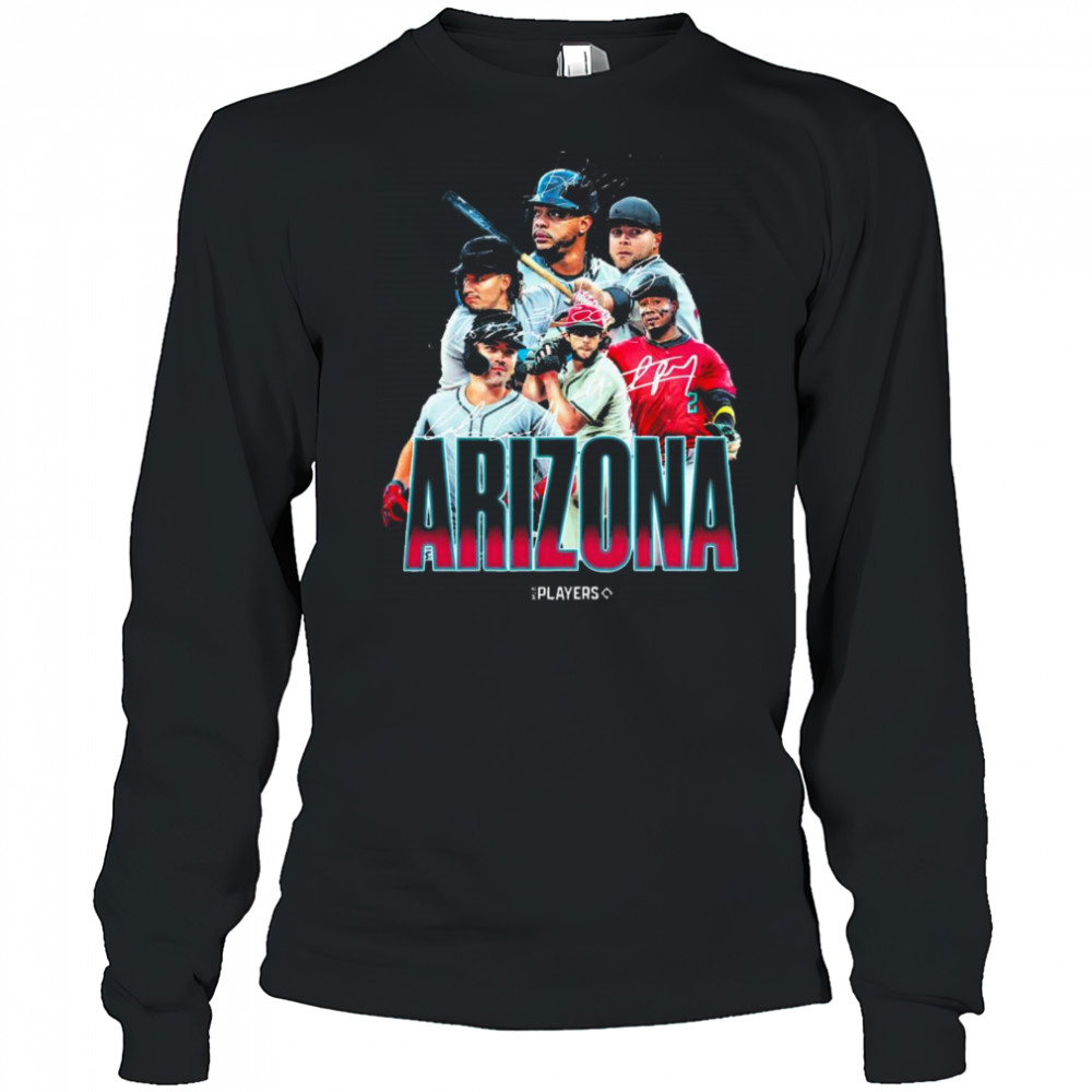 Arizona Diamondbacks MLB Baseball Players Signatures Series 2025 t-shirt Long Sleeved