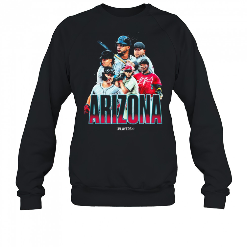 Arizona Diamondbacks MLB Baseball Players Signatures Series 2025 t-shirt Sweatshirt