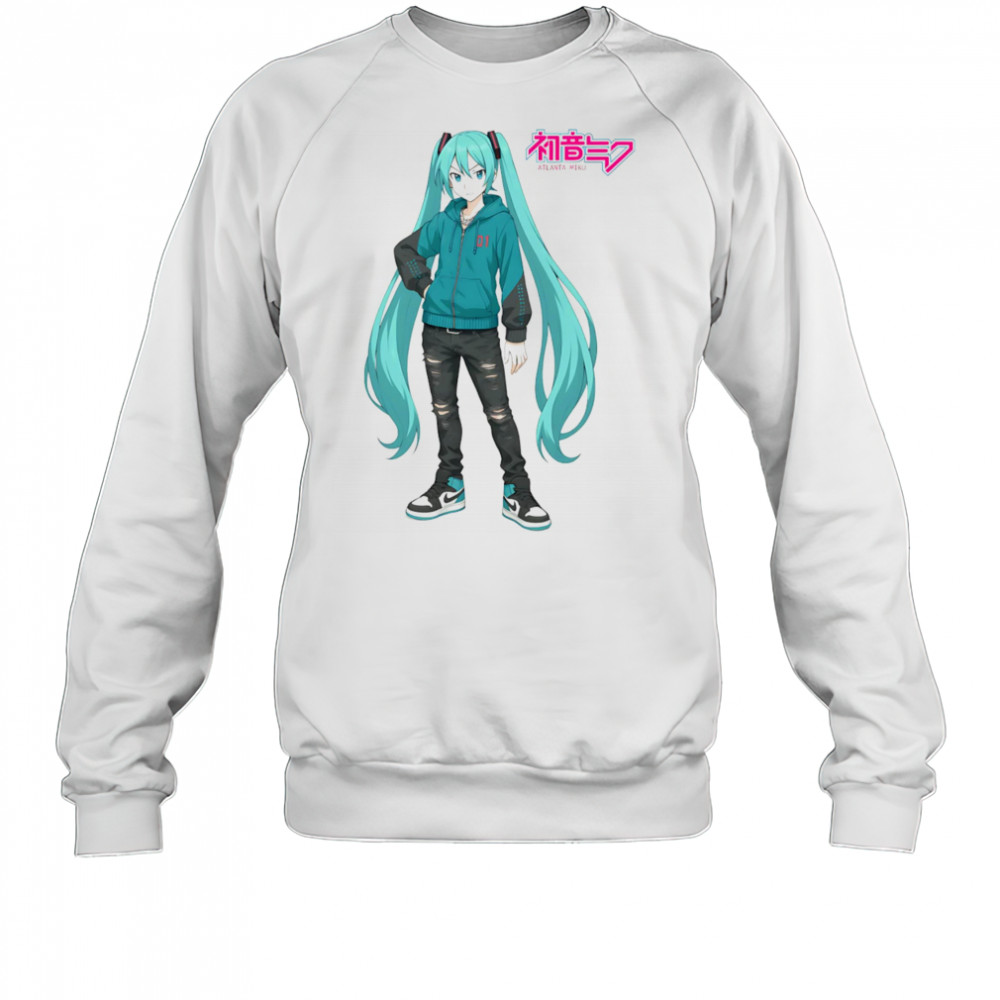 Atl Miku cartoon shirt Sweatshirt