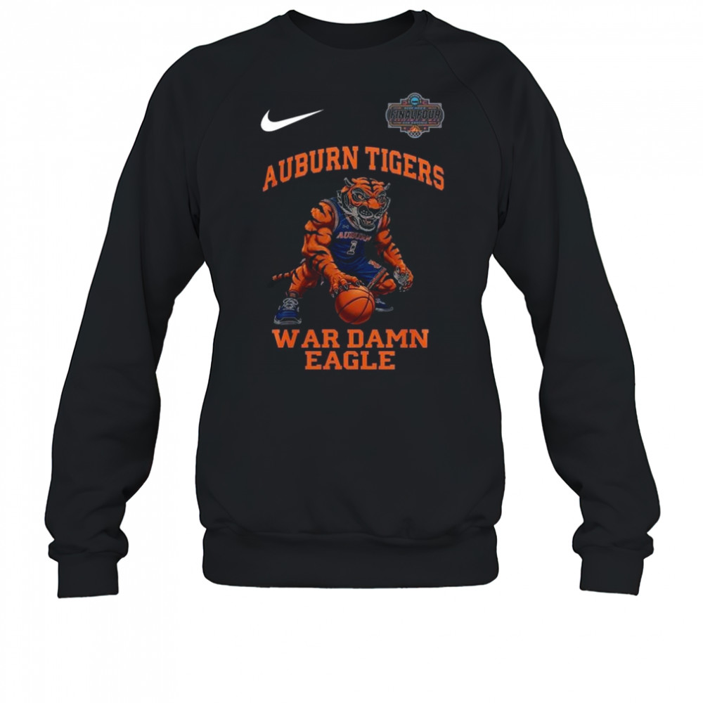 Auburn Tigers War Damn Eagle Mascot Men’s College Basketball Champions 2025 Shirt Sweatshirt
