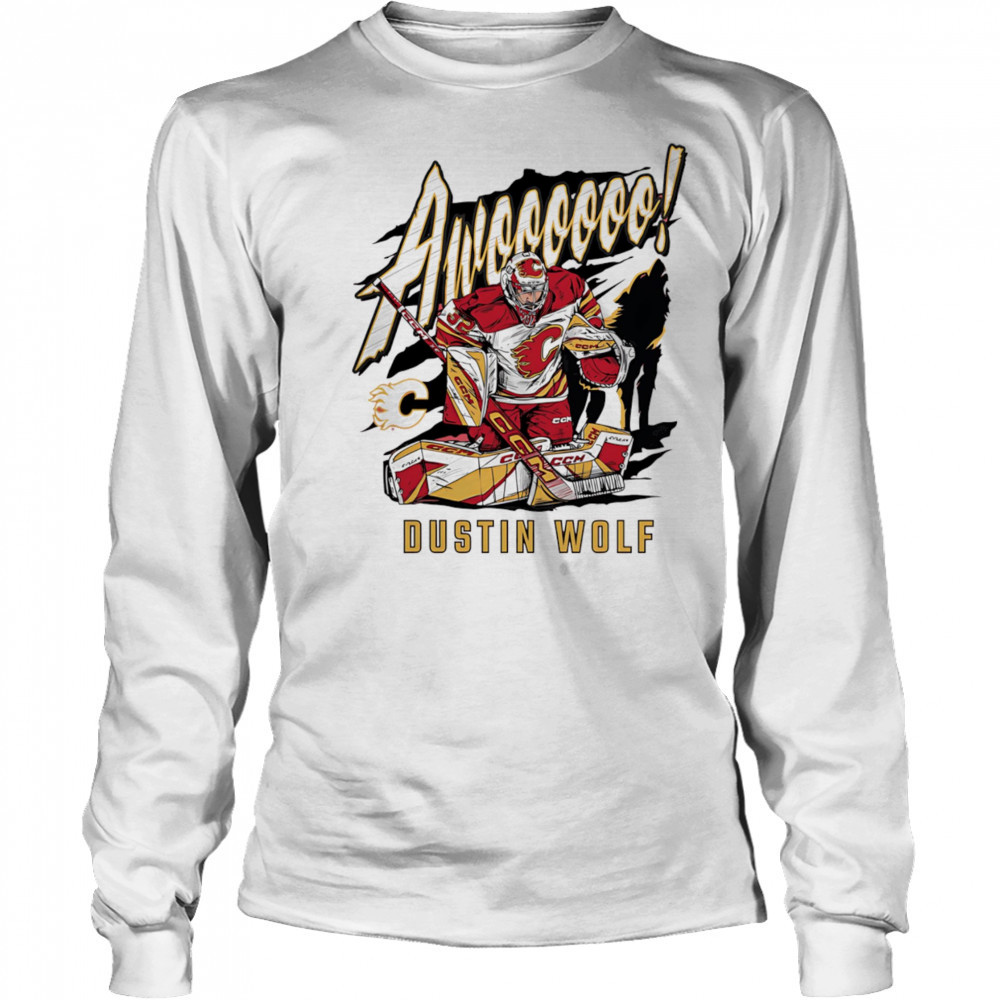 Awooo Dustin Wolf Calder Trophy shirt Long Sleeved