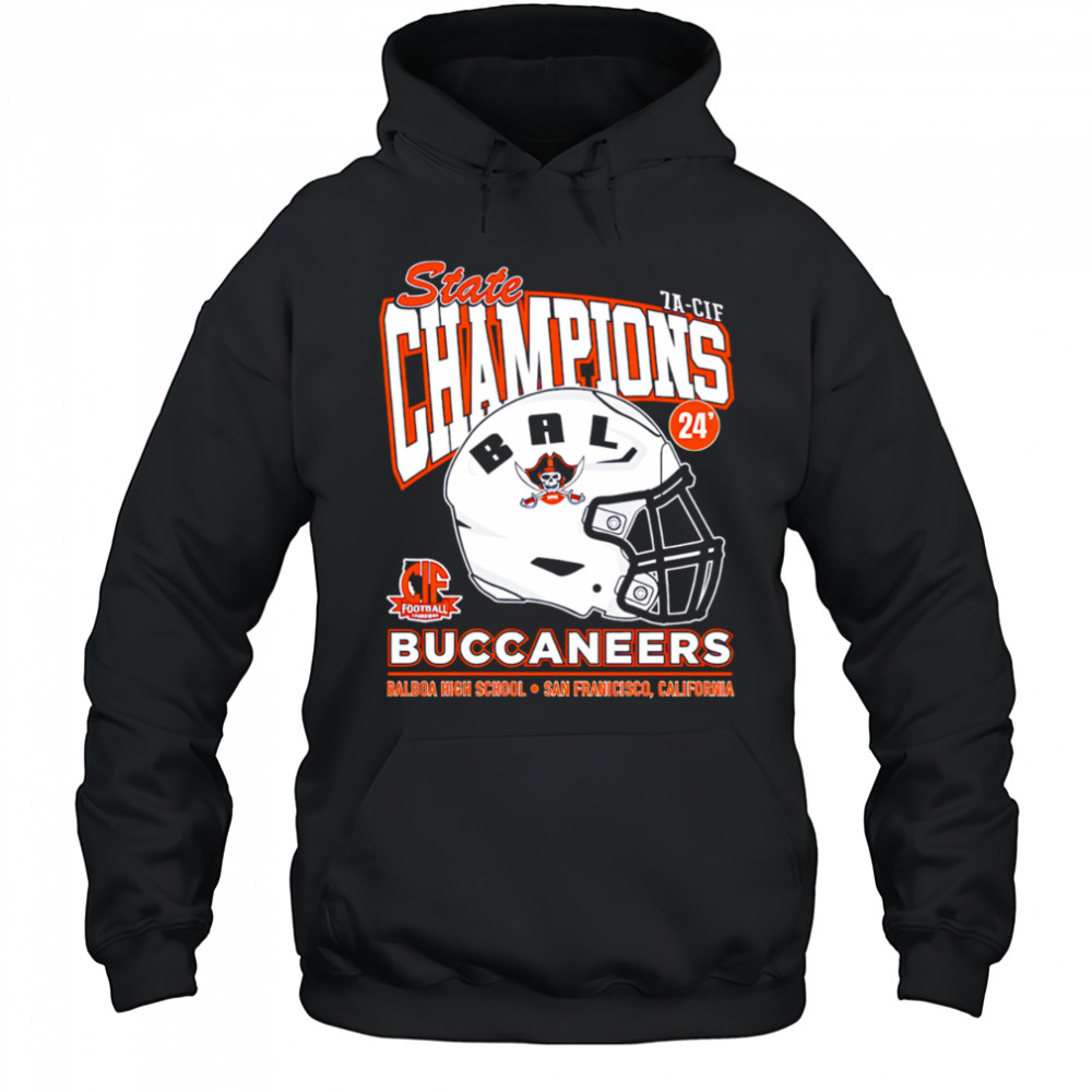 Balboa State Champs Buccaneers helmet shirt Hoodie