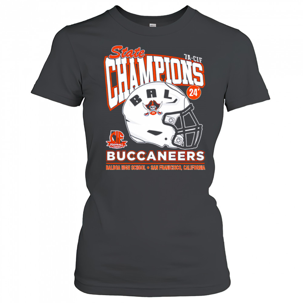 Balboa State Champs Buccaneers helmet shirt Women's T-shirt
