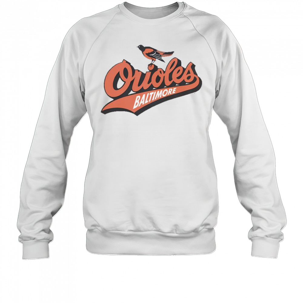 Baltimore Orioles Homage Gray Hyper Local T-Shirt Sweatshirt