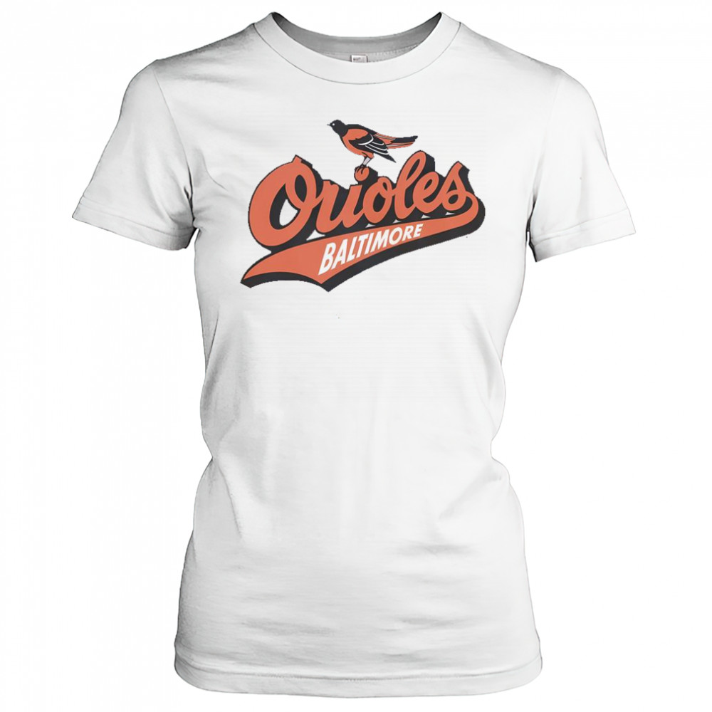 Baltimore Orioles Homage Gray Hyper Local T-Shirt Women's T-shirt
