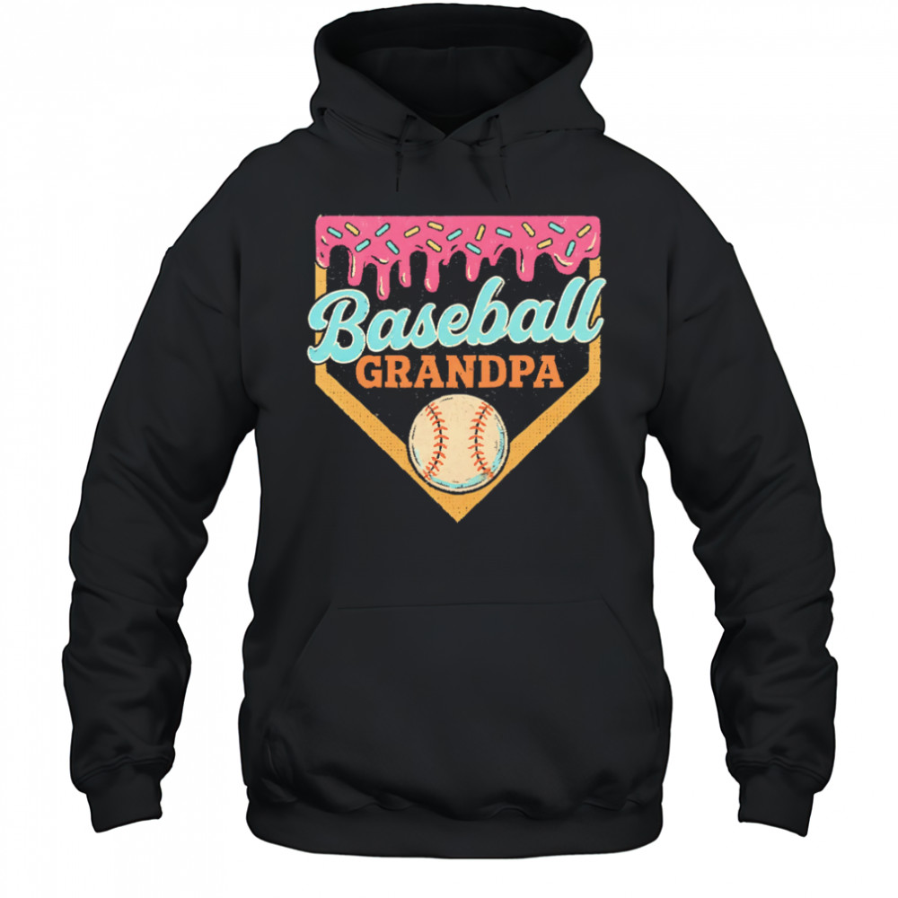 Baseball grandpa ice cream drip shirt Hoodie