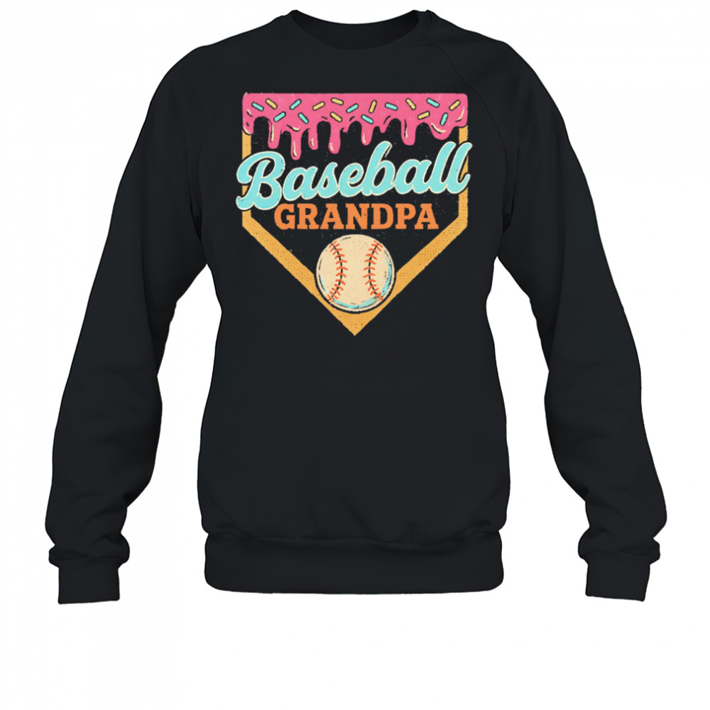Baseball grandpa ice cream drip shirt Sweatshirt