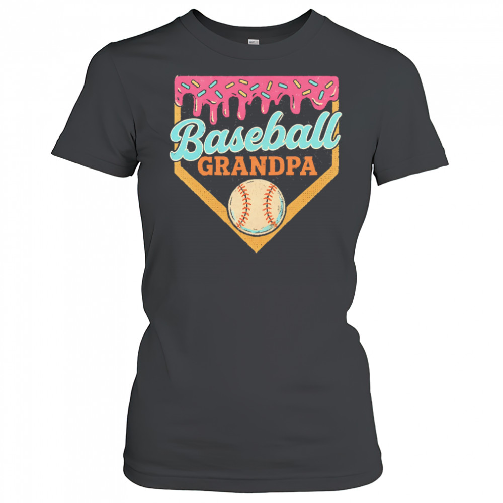 Baseball grandpa ice cream drip shirt Women's T-shirt