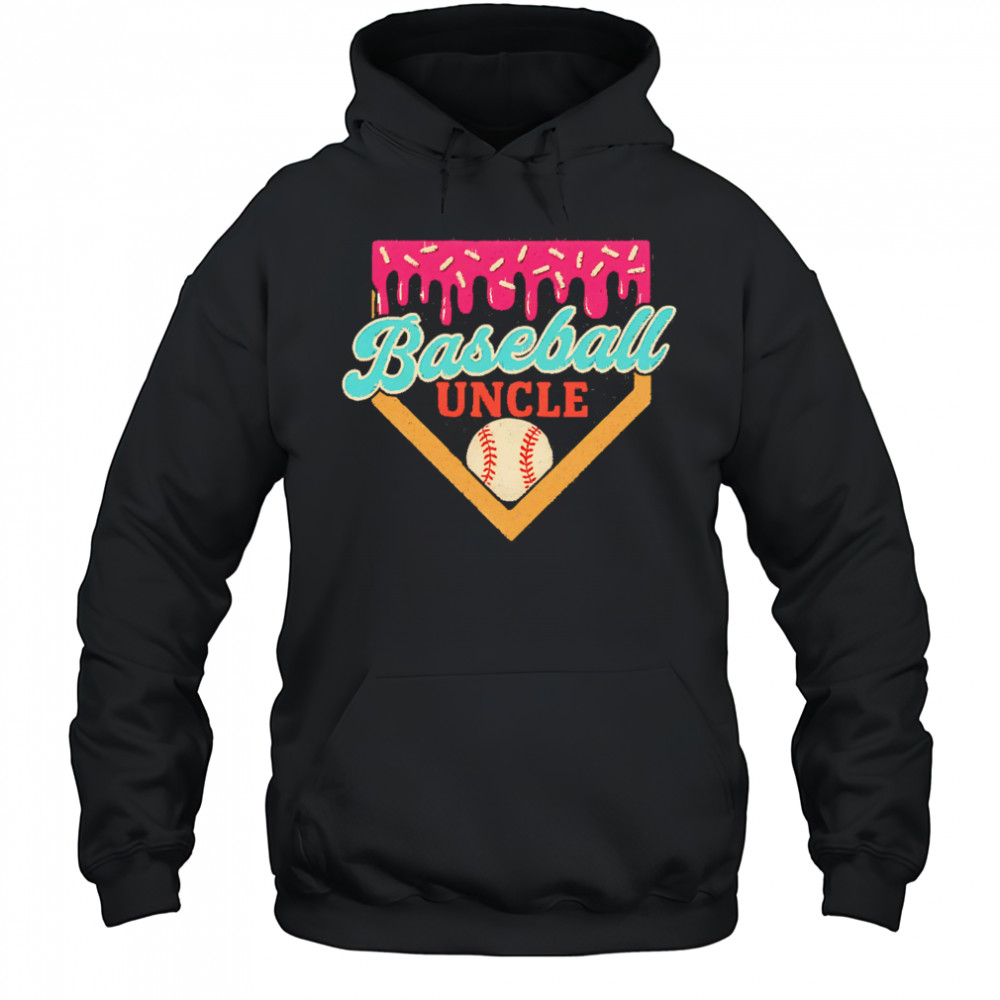 Baseball Uncle Ice Cream Drip shirt Hoodie