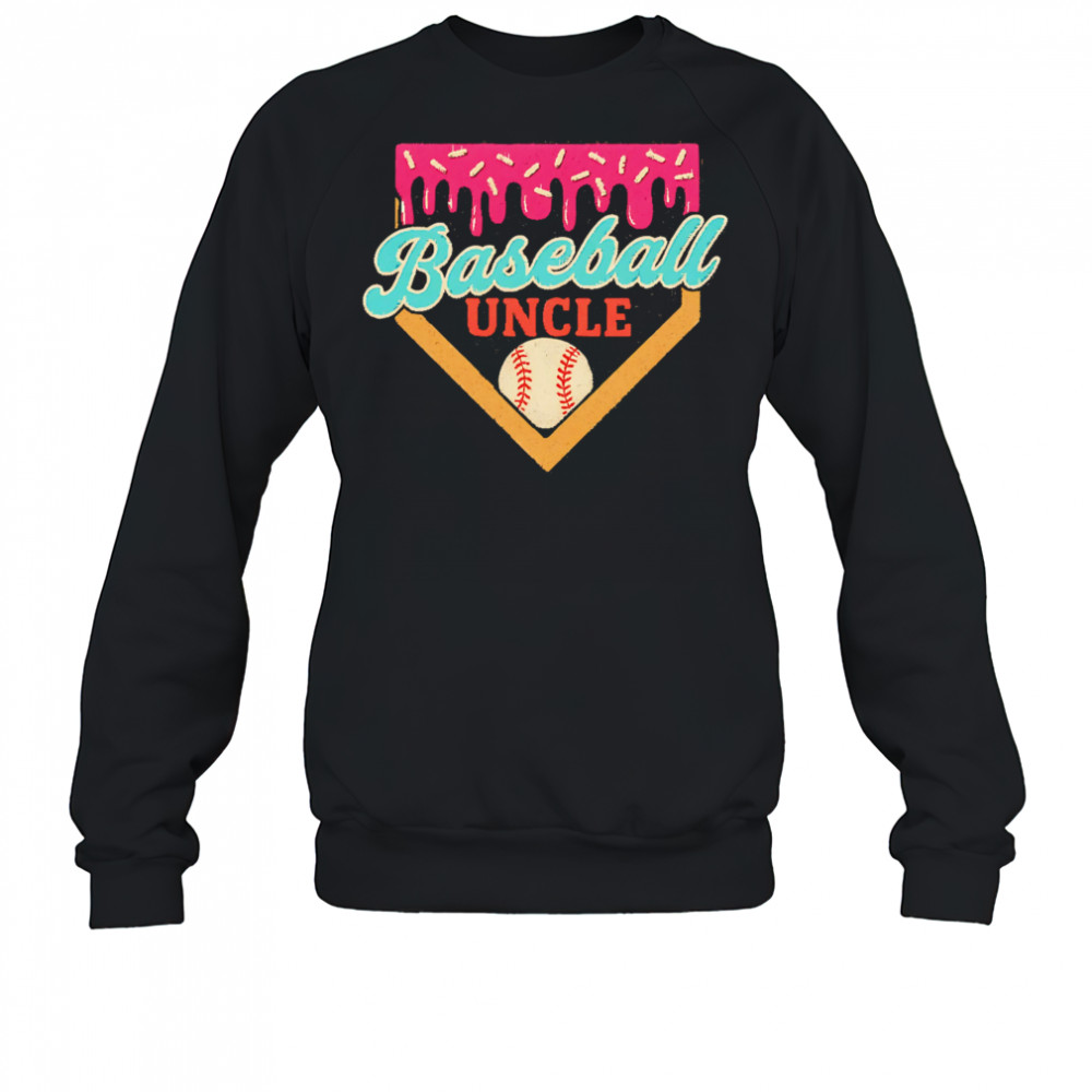 Baseball Uncle Ice Cream Drip shirt Sweatshirt