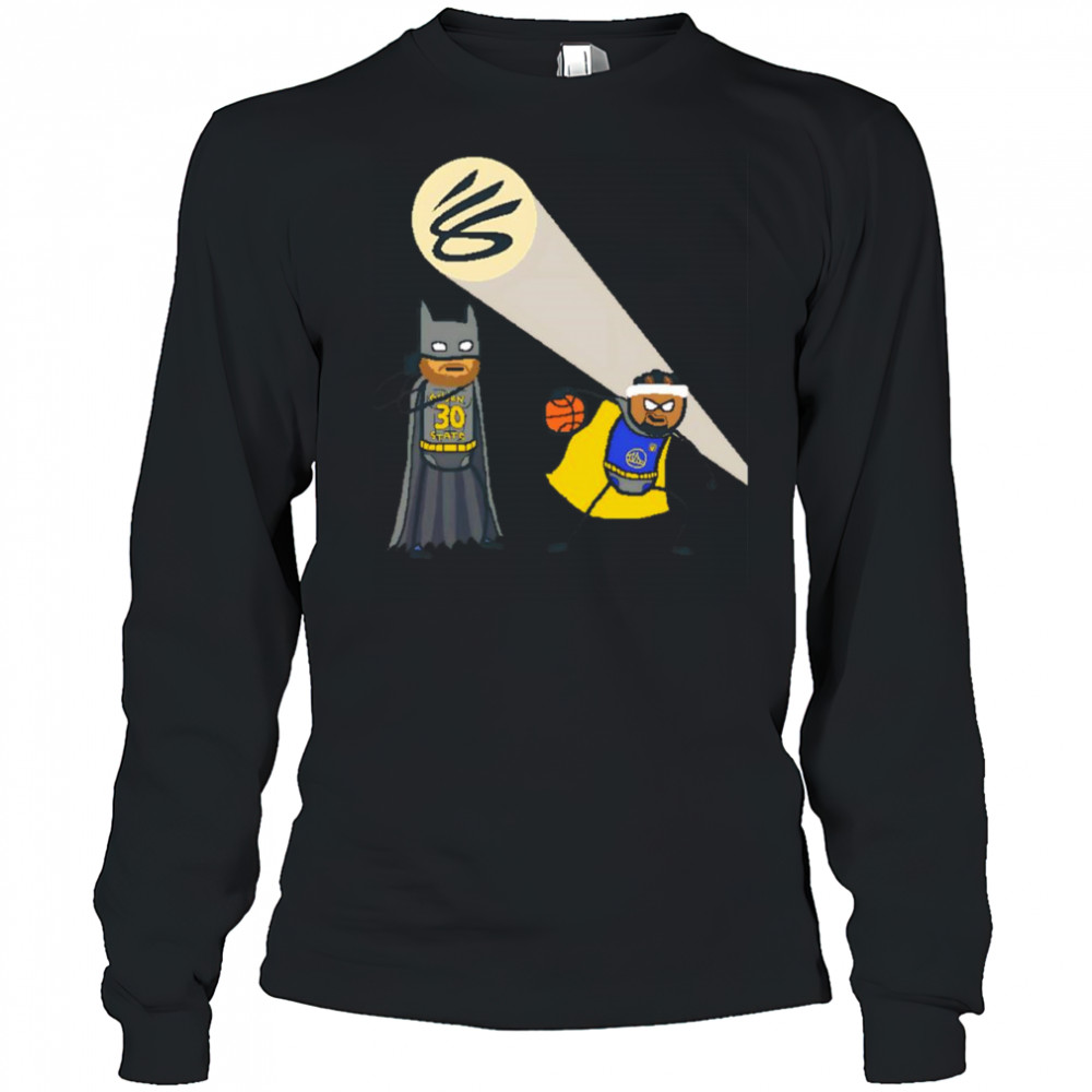 Batman and Robin basketball shirt Long Sleeved