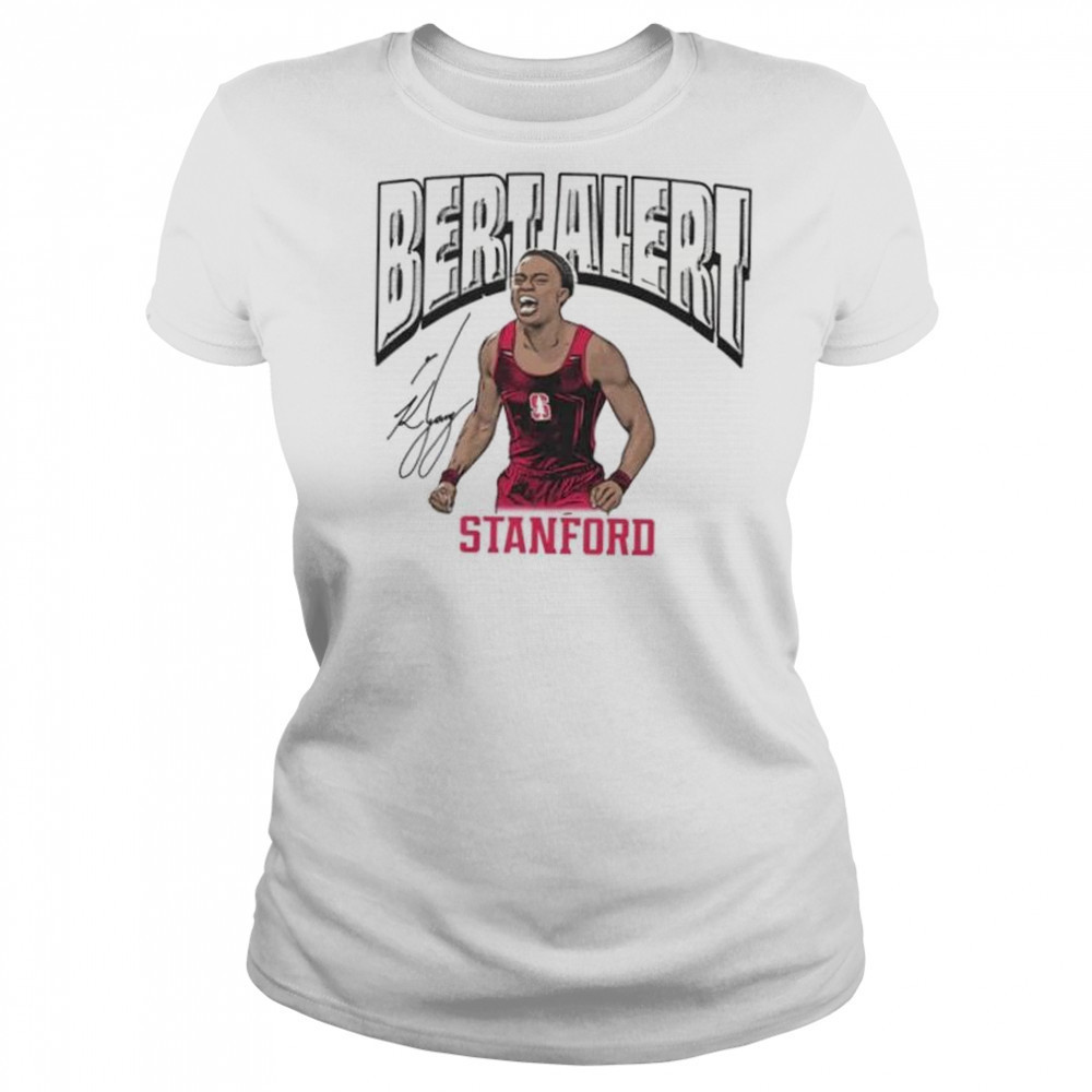 Bert Alert Stanford Cardinal cartoon signature shirt Women's T-shirt