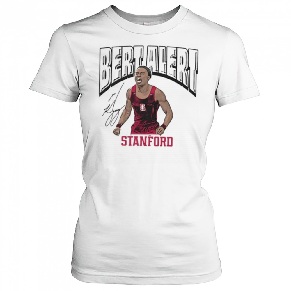Bert Alert Stanford Cardinal cartoon signature shirt Women's T-shirt