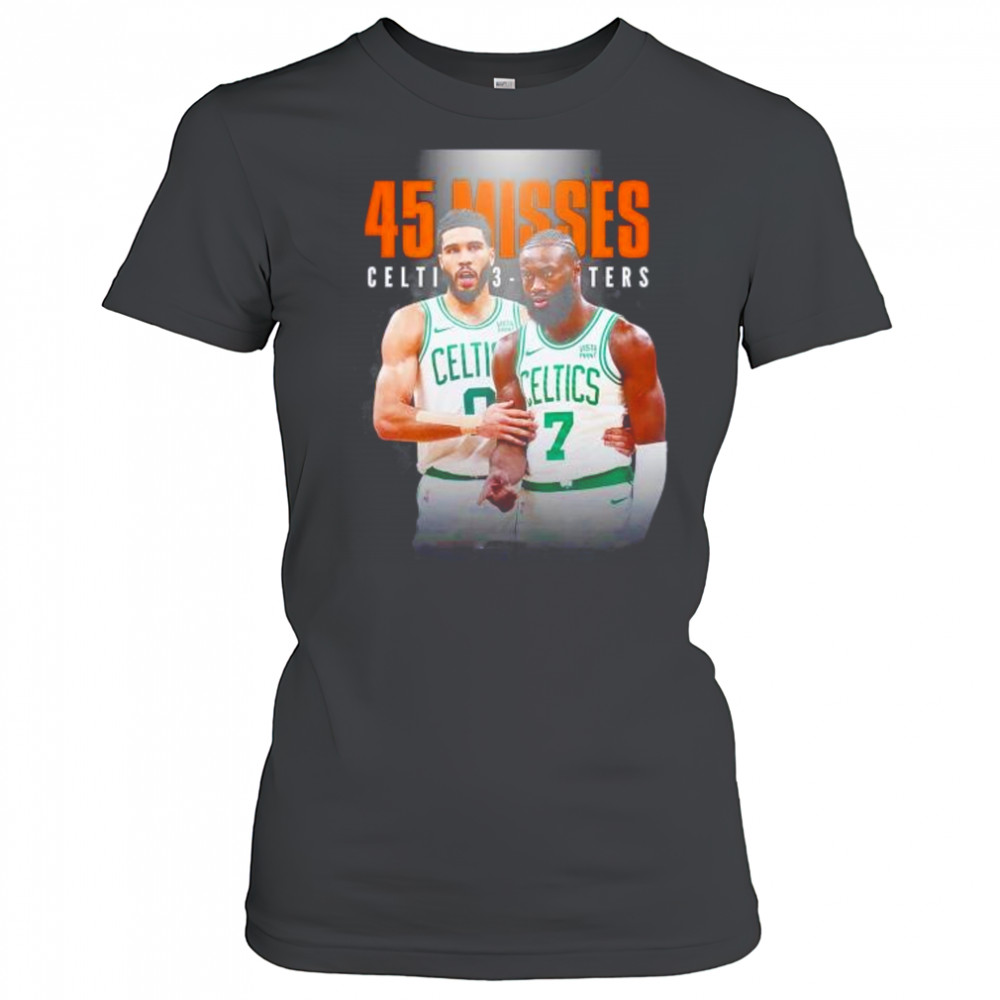 Boston Celtics Jayson Tatum and Jaylen Brown 45 missed 3 pointers shirt Women's T-shirt