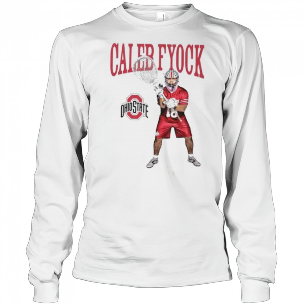 Caleb Fyock Ohio State Buckeyes illustrated shirt Long Sleeved