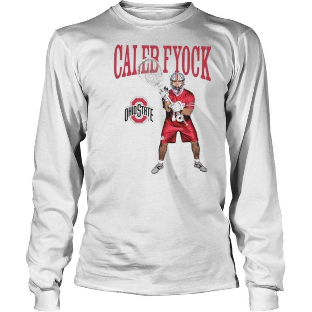 Caleb Fyock Ohio State Buckeyes illustrated shirt Long Sleeved