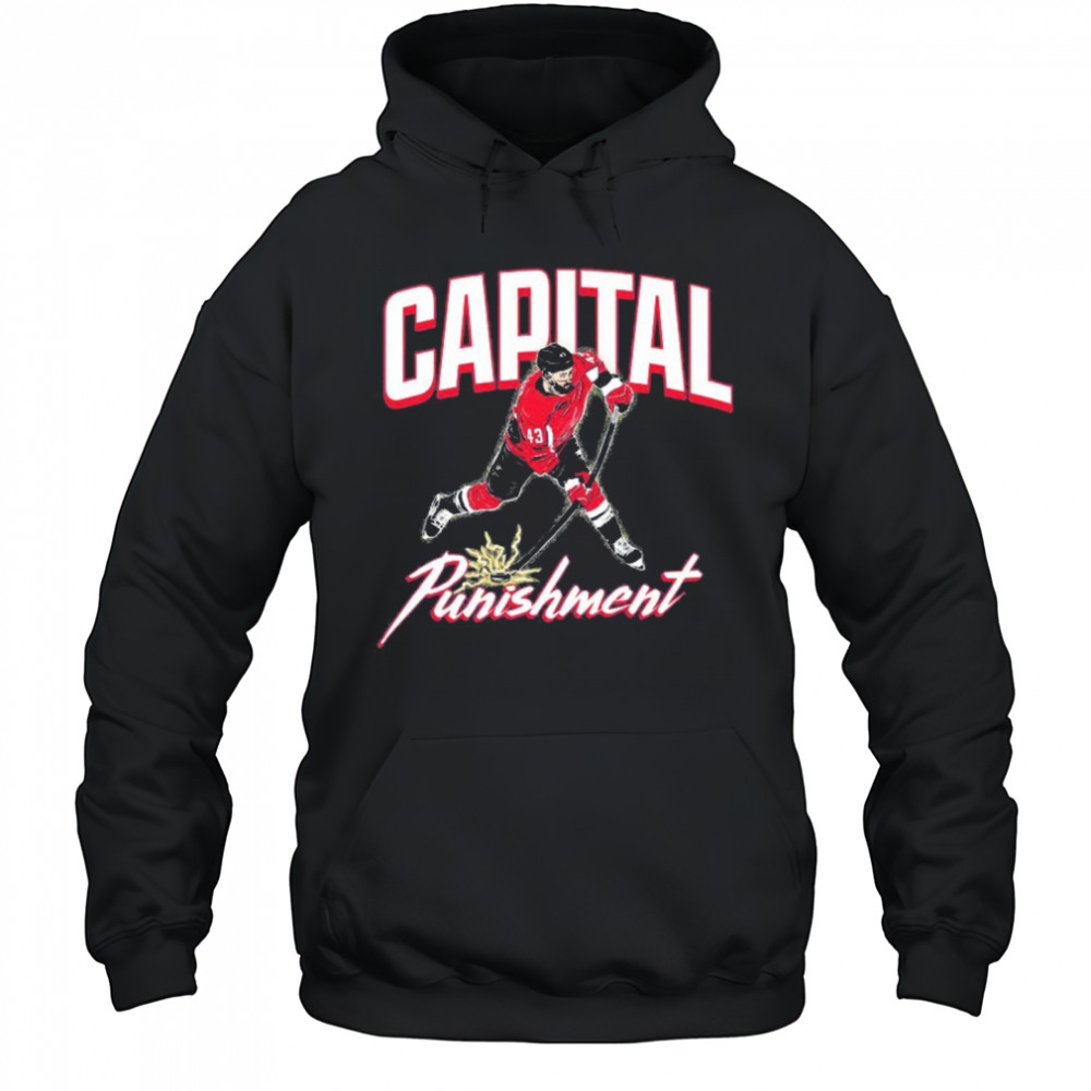 Capital Punishment Tom Wilson Washington Capitals Hockey t-shirt Hoodie