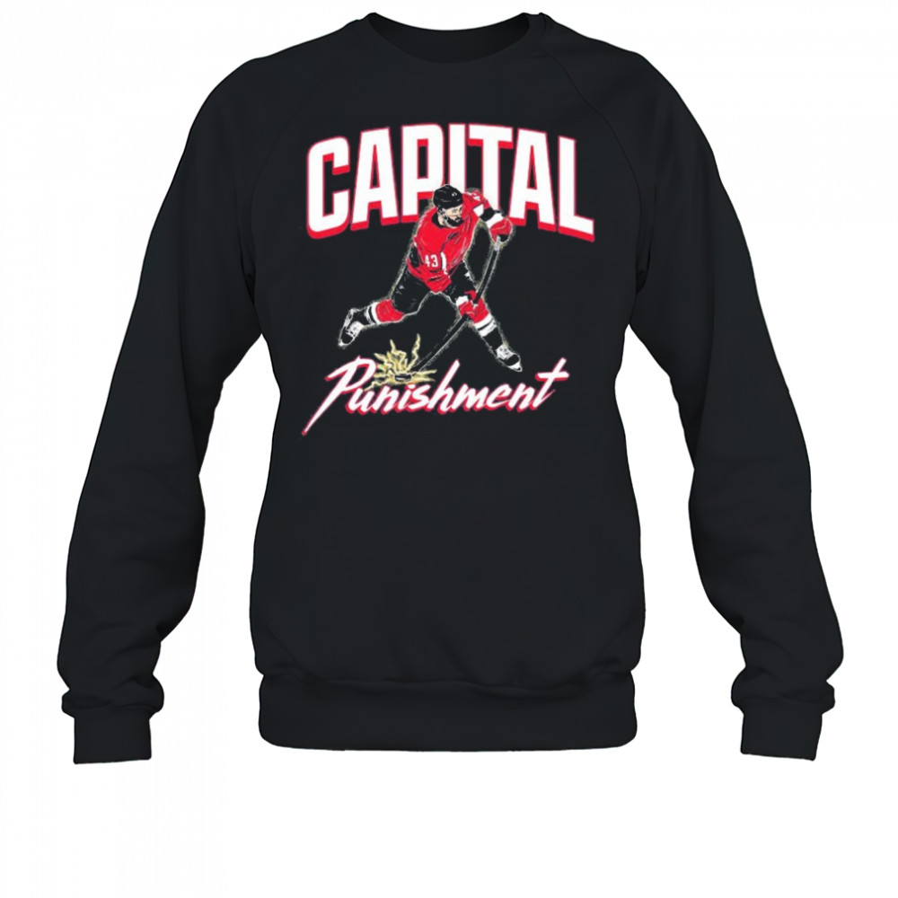 Capital Punishment Tom Wilson Washington Capitals Hockey t-shirt Sweatshirt