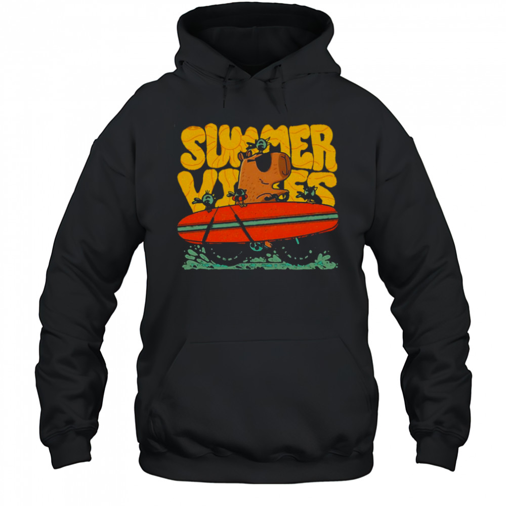 Capy Summer Vibes shirt Hoodie
