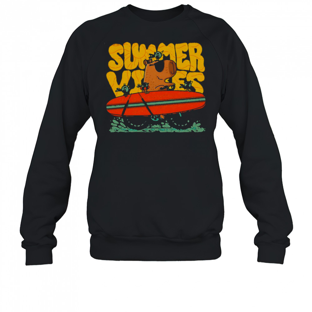 Capy Summer Vibes shirt Sweatshirt