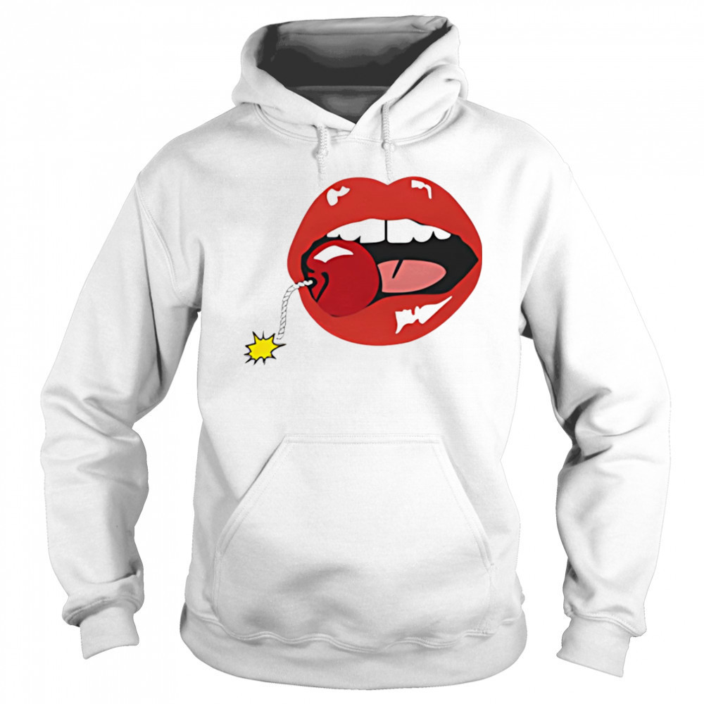 Cherry lips mouth shirt Sweatshirt