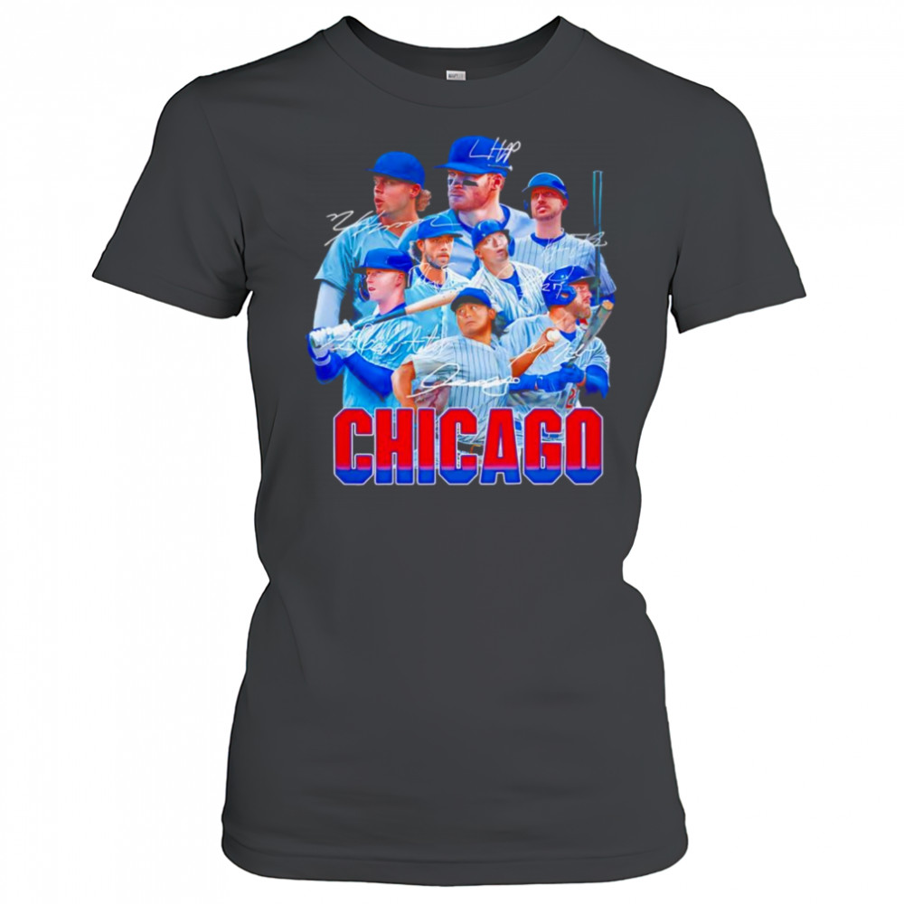 Chicago Cubs players signature series shirt Women's T-shirt