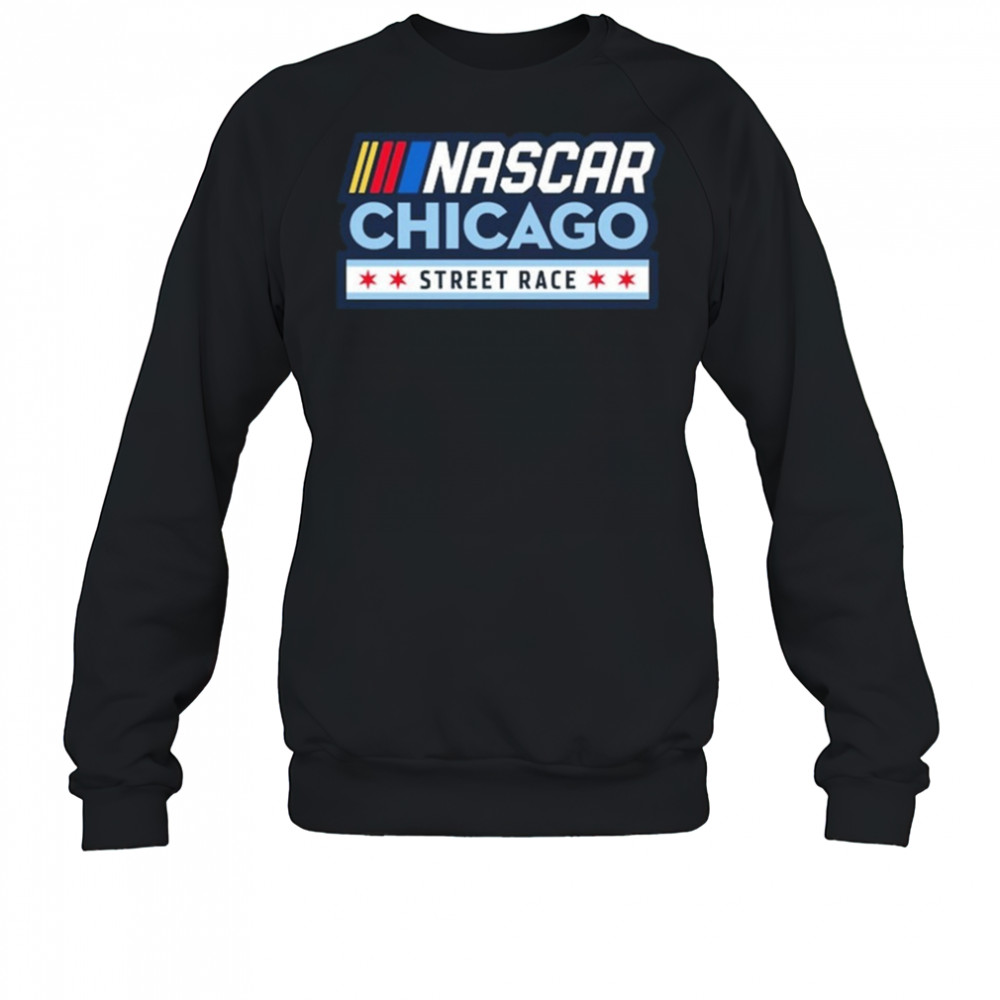Chicago Street Race NASCAR Black Logo Shirt Sweatshirt