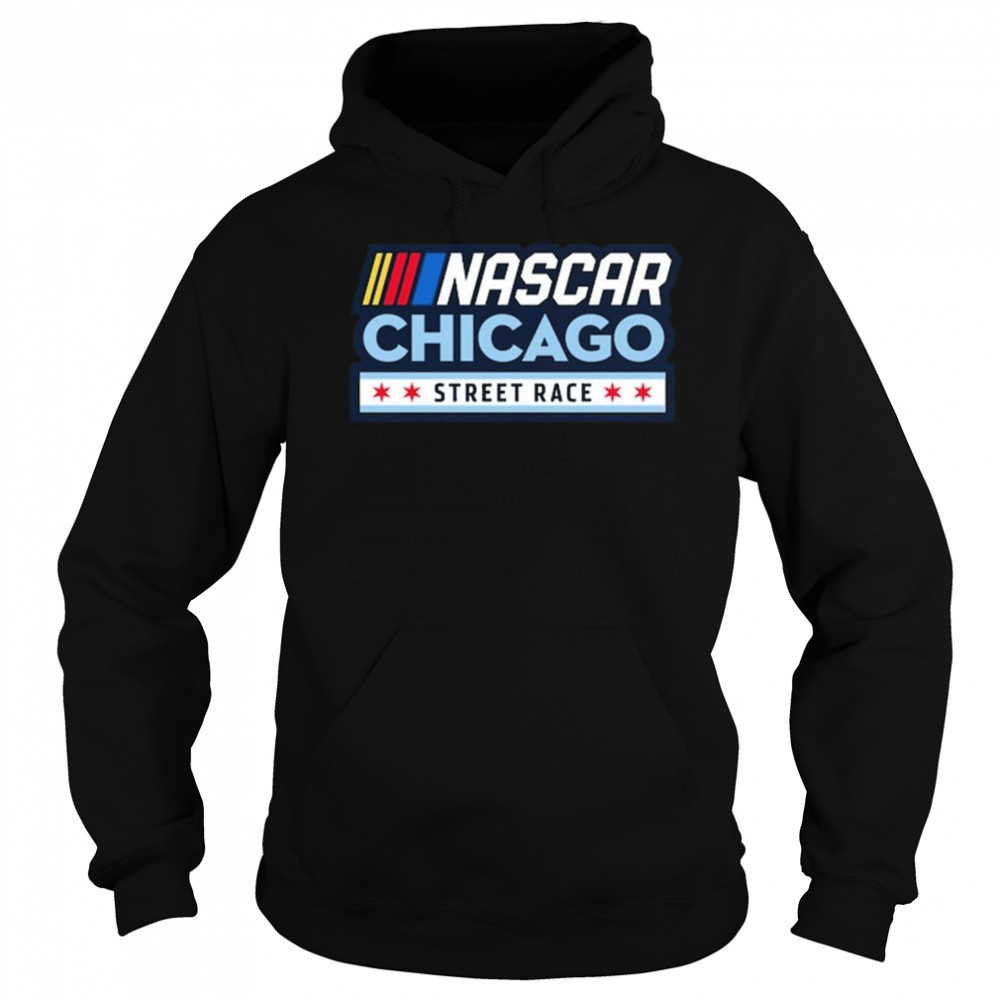 Chicago Street Race NASCAR Black Logo Shirt Sweatshirt