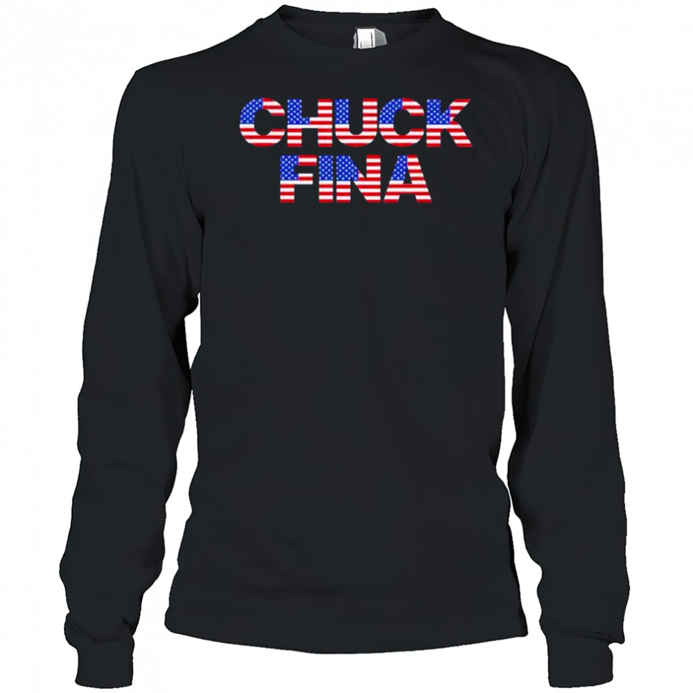 Chuck Fina US flag shirt Long Sleeved