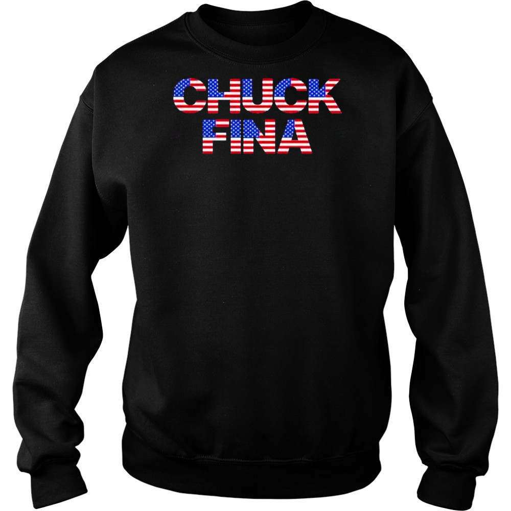 Chuck Fina US flag shirt Hoodie
