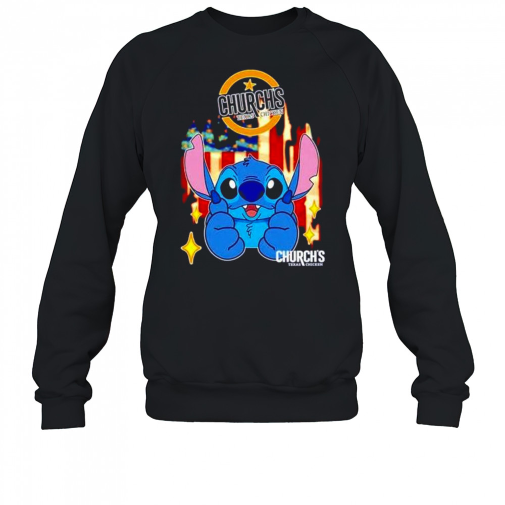 Church’s Texas Chicken Stitch US flag 4th of July shirt Sweatshirt
