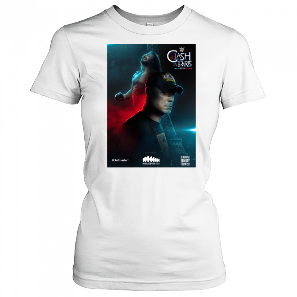 Clash In Paris France Paris La Défense Arena WWE John Cena vs AJ Styles Aug 31 2025 t-shirt Women's T-shirt
