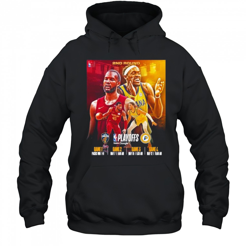 Cleveland vs Indiana Pacers 2nd round 2025 NBA Playoffs shirt Hoodie