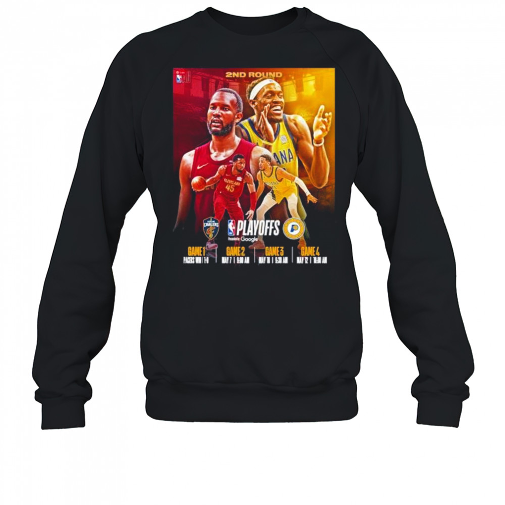 Cleveland vs Indiana Pacers 2nd round 2025 NBA Playoffs shirt Sweatshirt