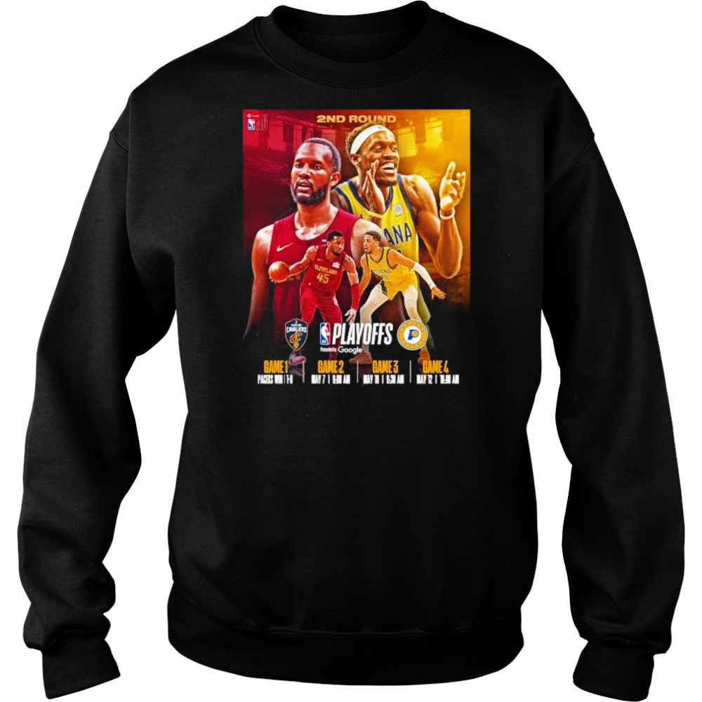 Cleveland vs Indiana Pacers 2nd round 2025 NBA Playoffs shirt Hoodie