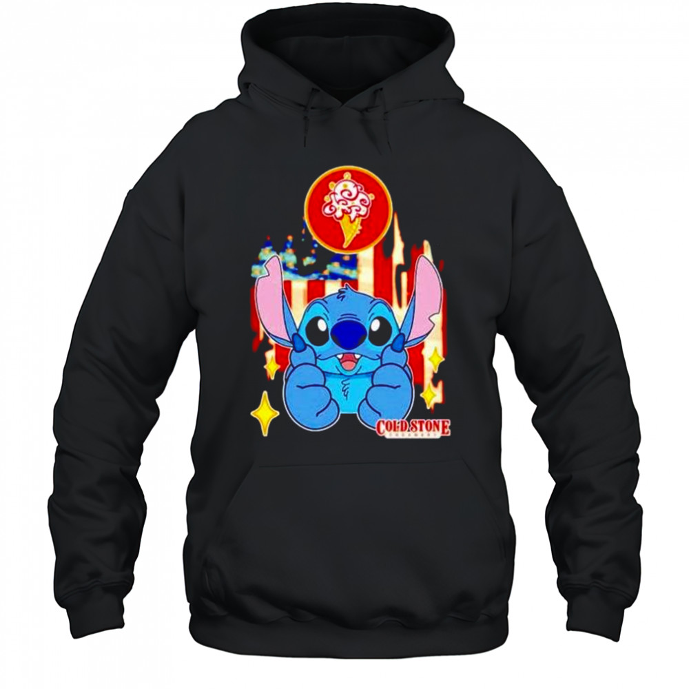 Cold Stone Stitch US flag 4th of July shirt Hoodie