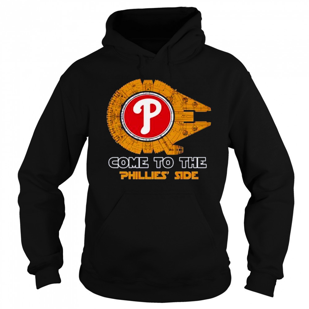 Come to the Philadelphia Phillies sde Star Wars Millennium Falcon shirt Sweatshirt