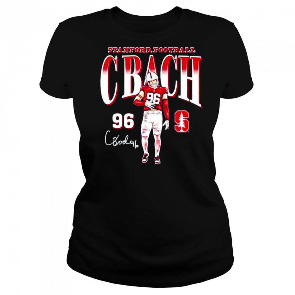 Connor Bachhuber Stanford Cardinal football signature shirt Women's T-shirt