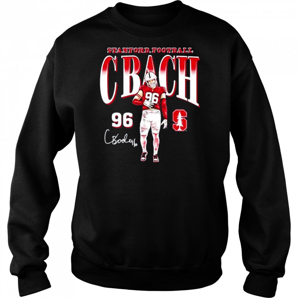 Connor Bachhuber Stanford Cardinal football signature shirt Hoodie